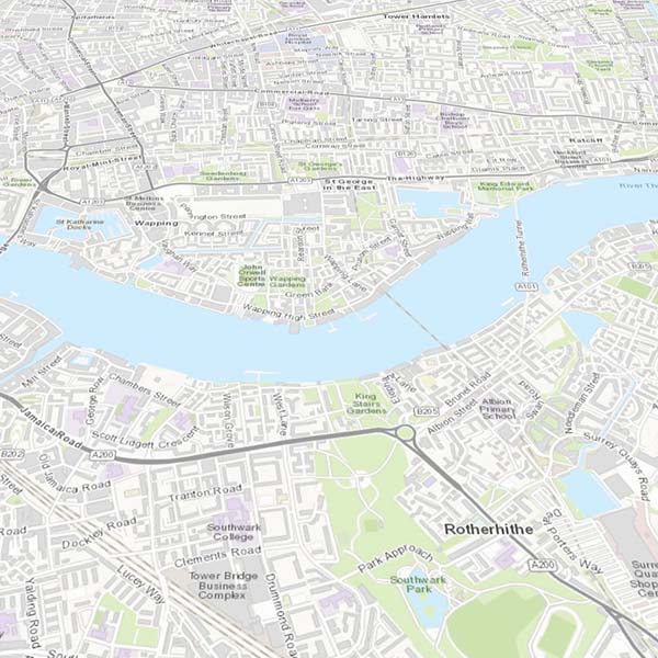 Topographic (Esri) map style